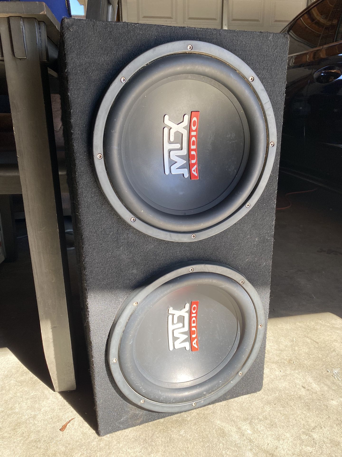 MTX Audio 12 Inch subwoofers