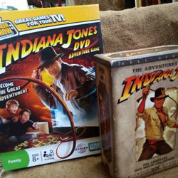 Indiana Jones DVD Adventure Game And The Adventures Of Indiana Jones Complete Movie Collection 
