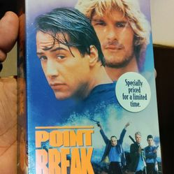 Point Break VHS New