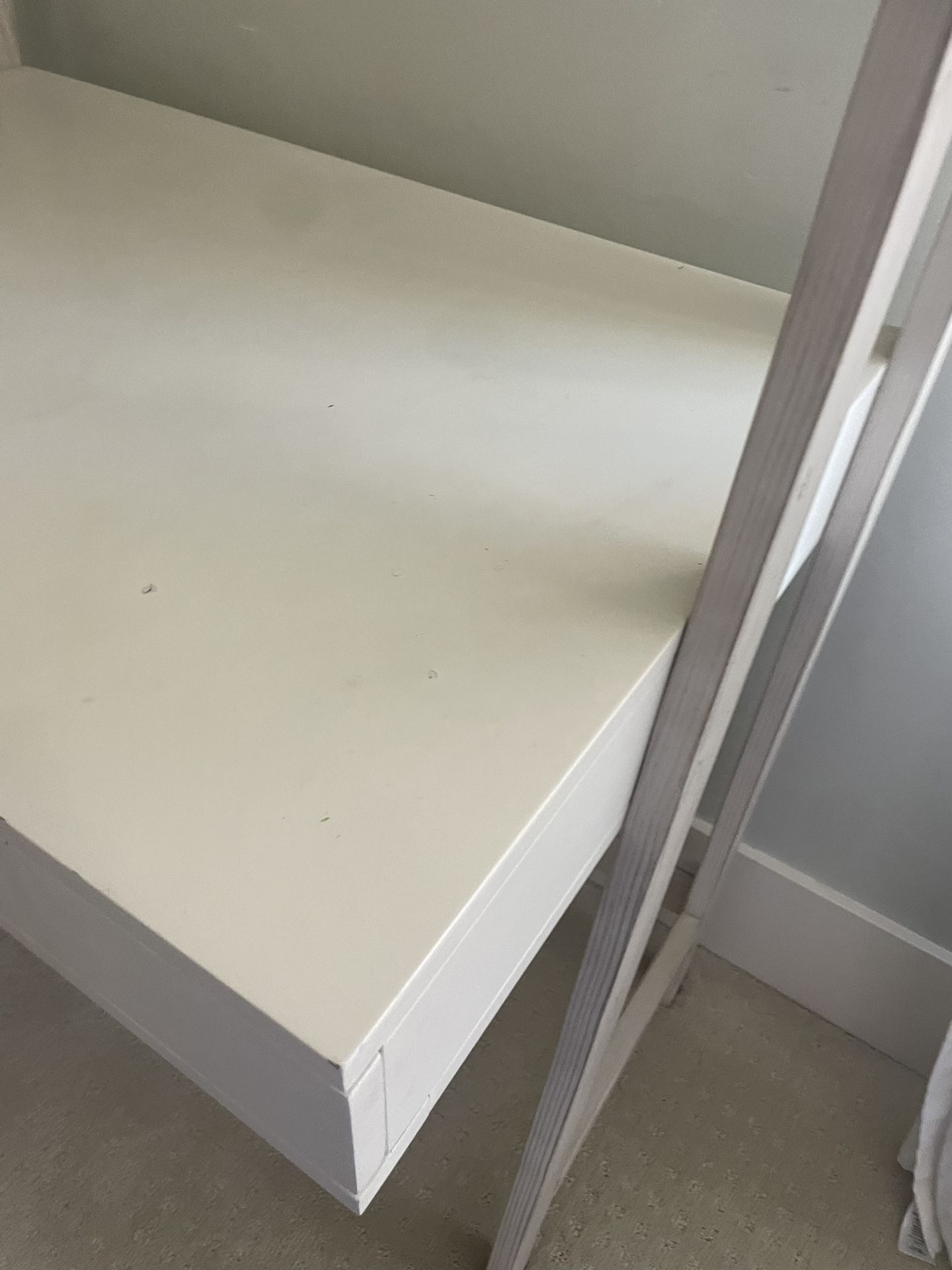 Pottery Barn Teen Highland Wall Desk Simply White Weathered White