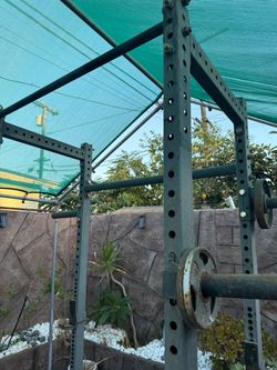 Weights with rack
