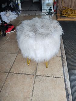 Small Stool Has Storage