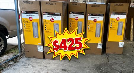 New 50 gallons electric $425 (never open )