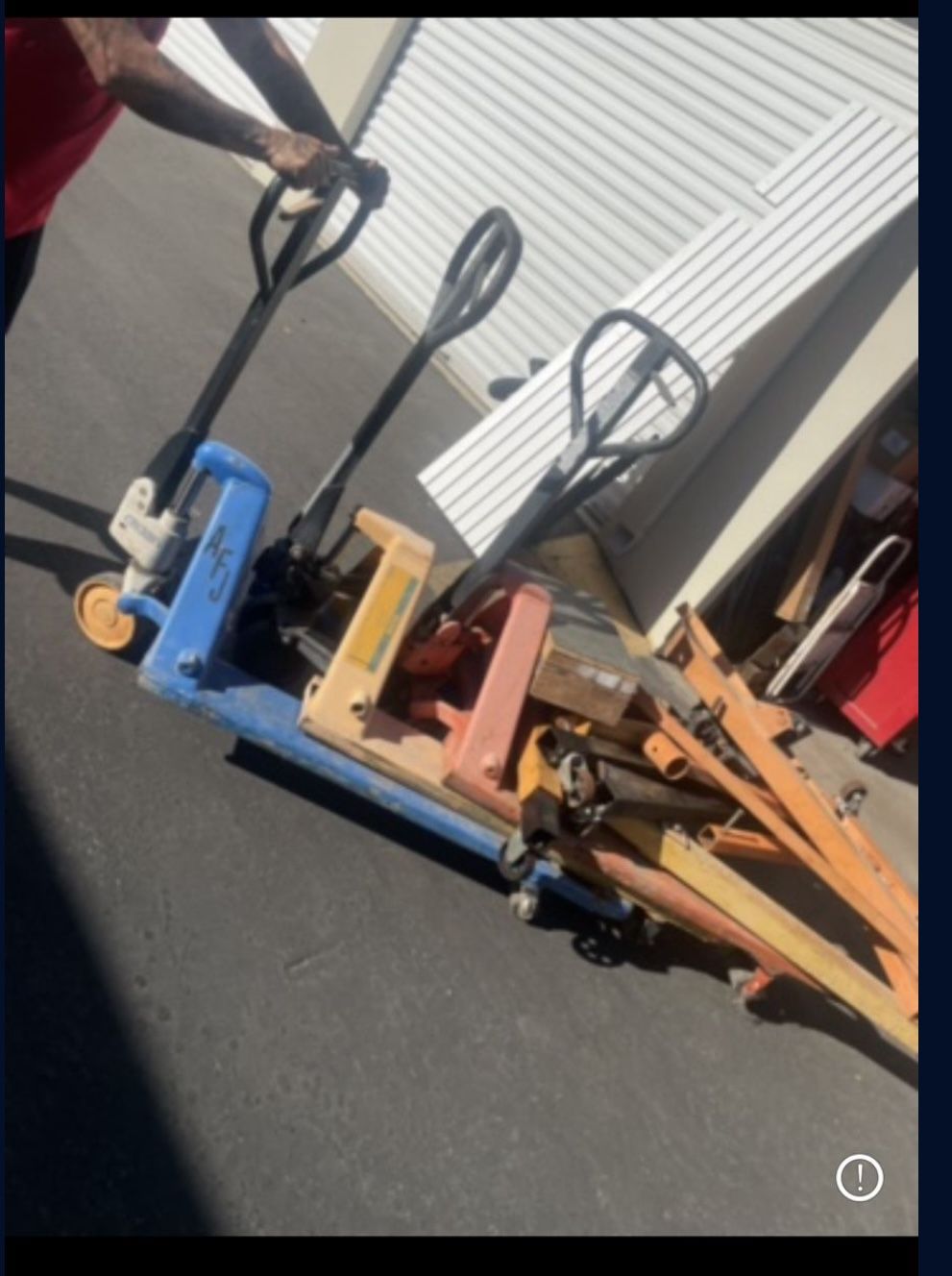 Pallet Jacks (3)-$500 Or $200 Each