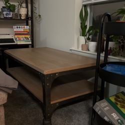 industrial coffee table