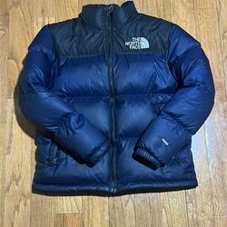 Boys' & Girls' 1996 Retro Nuptse Jacket North Face 700 ‘Navy Blue’