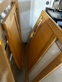 Twin bed frame only it’s wood