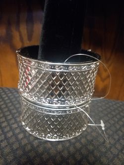 Silver bangles