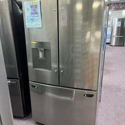 LG Open Box 3 Door French Door Refrigerator Free Delivery With 1 Year Warranty 