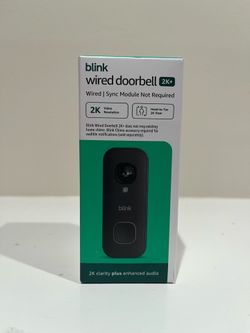 Blink Wired Doorbell 2K+ New in Box