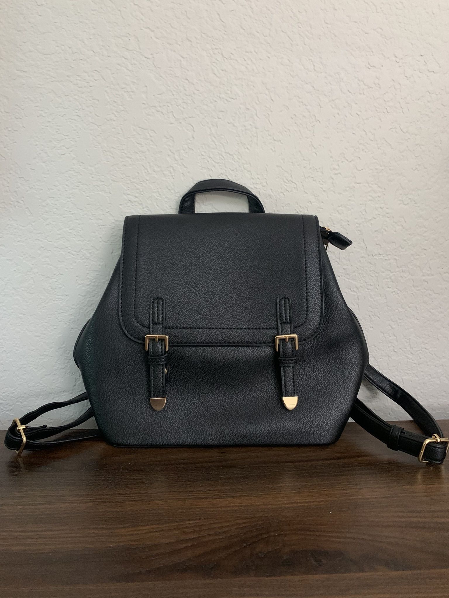 NEW Faux Leather Backpack Purse