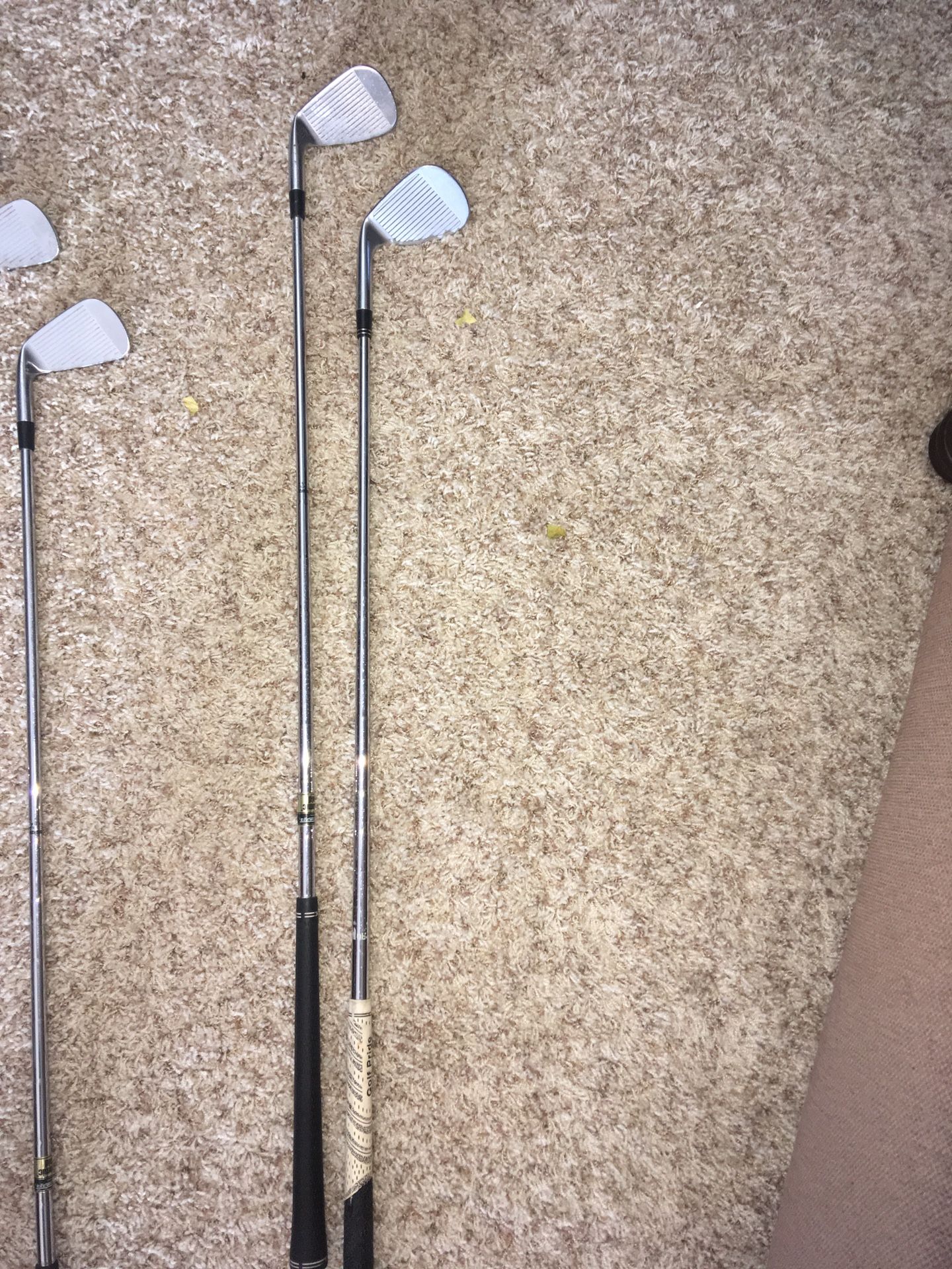 TaylorMade golf club set. Includes pitching wedge, sand wedge, 49