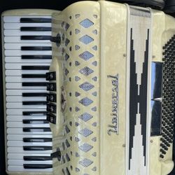 Accordion White Made In Italy 