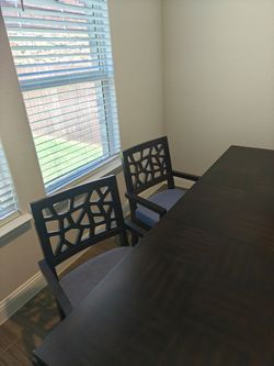 Dining table and four chairs set
