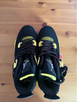 Black And Gold Retro Air Jordan 4’s