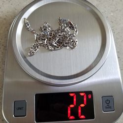 14k White Gold Chain And Bracelet Set Selling Together Not Separated $2000 Cash I Will Meet A Public Place Close To My House I Will Not Delivery