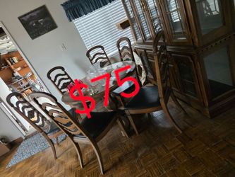 Dining room table and chairs