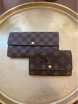 Louis Vuitton Damier Ebene and small Monogram wallet