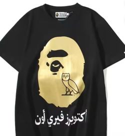 Bape X OVO  black shirt