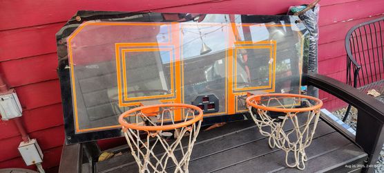 Dual Hoop Over-the-Door Basketball Game