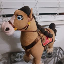 Disney Store Tangled Rapunzel 16" Horse Plush 