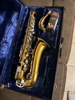 King Cleveland 613 Alto Saxophone with New Eastrock Mouthpiece and Reeds $350 Firm