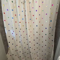 Cute Polka Dot Shower Curtain