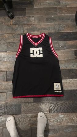 Vintage DC Shoes Jersey Men's Large Black Streetwear Y2K Rare