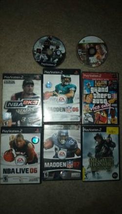 PS2 GAMES ALL FOR $20