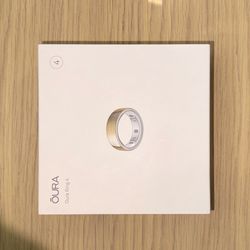 NEW Oura Ring Gen4- Size 4- Gold