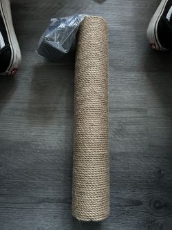 VCEPJH 2 Pcs Cat Scratching Post for Crate Cage Mounted Cat Scratcher Natural Sisal Scratch for Scratching and Climbing Furniture 15x2.7inches (Yellow