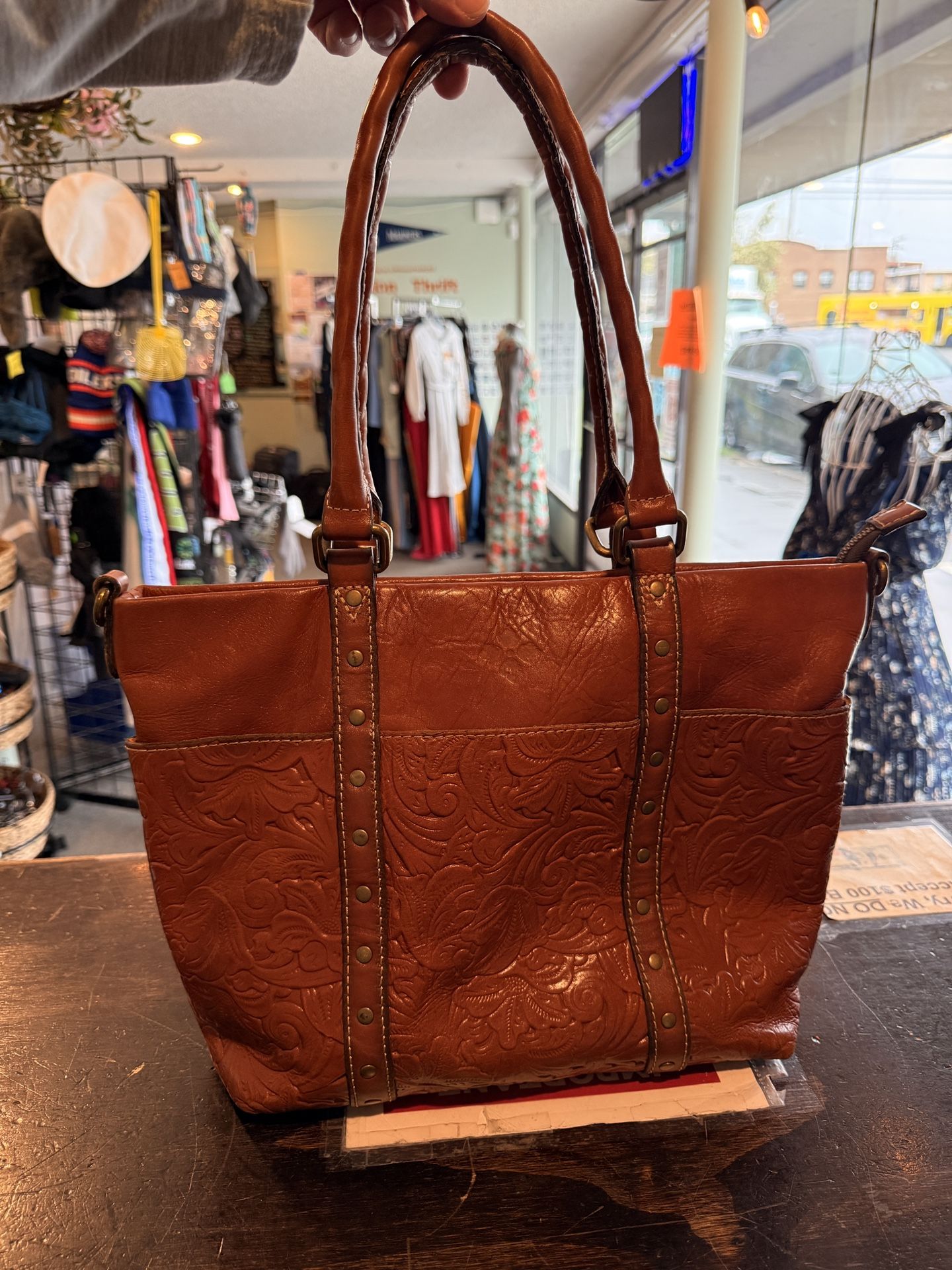 Patricia Nash Leather Tote, Great Condition