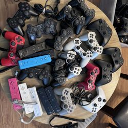 Wii, Ps2,PS3, PS4 Controllers