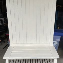 Coat Hall Tree Storage Bench