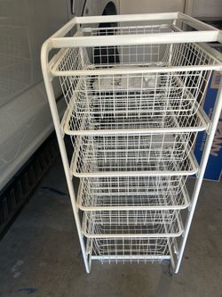 IKEA Algot basket shelving