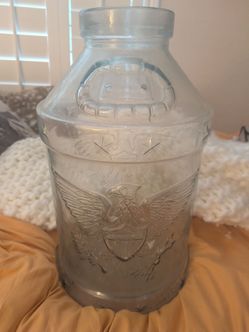 Glass jug antique