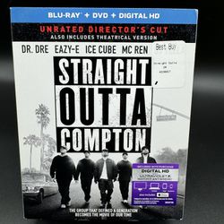 Straight Outta Compton Blu Ray DVD  Digital HD Movie New 