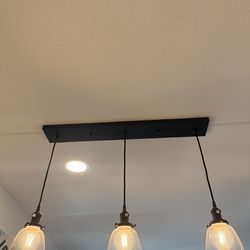 Black chandelier 3 piece