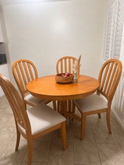 Dinning table and chairs