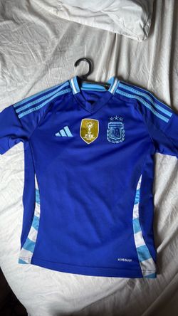 Authentic Argentina away Jersey size youth 11-12