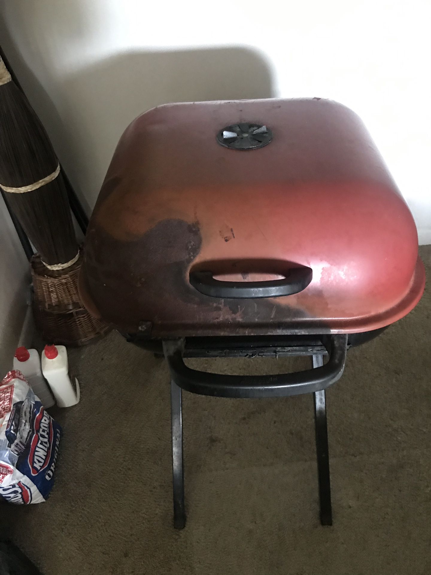 BBQ grill. Noting wrong with it. Just need cleaning or raking out. Need gone by Fri 4/23