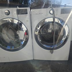 Lg Washer And Dryer Set Electric Extra Large Capacity
