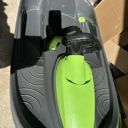 2-kid Steerable Snow Bobsled - NEW