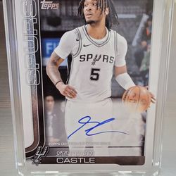 2025-26 STEPHON CASTLE TOPPS FLAGSHIP REAL ONES AUTO  🏀