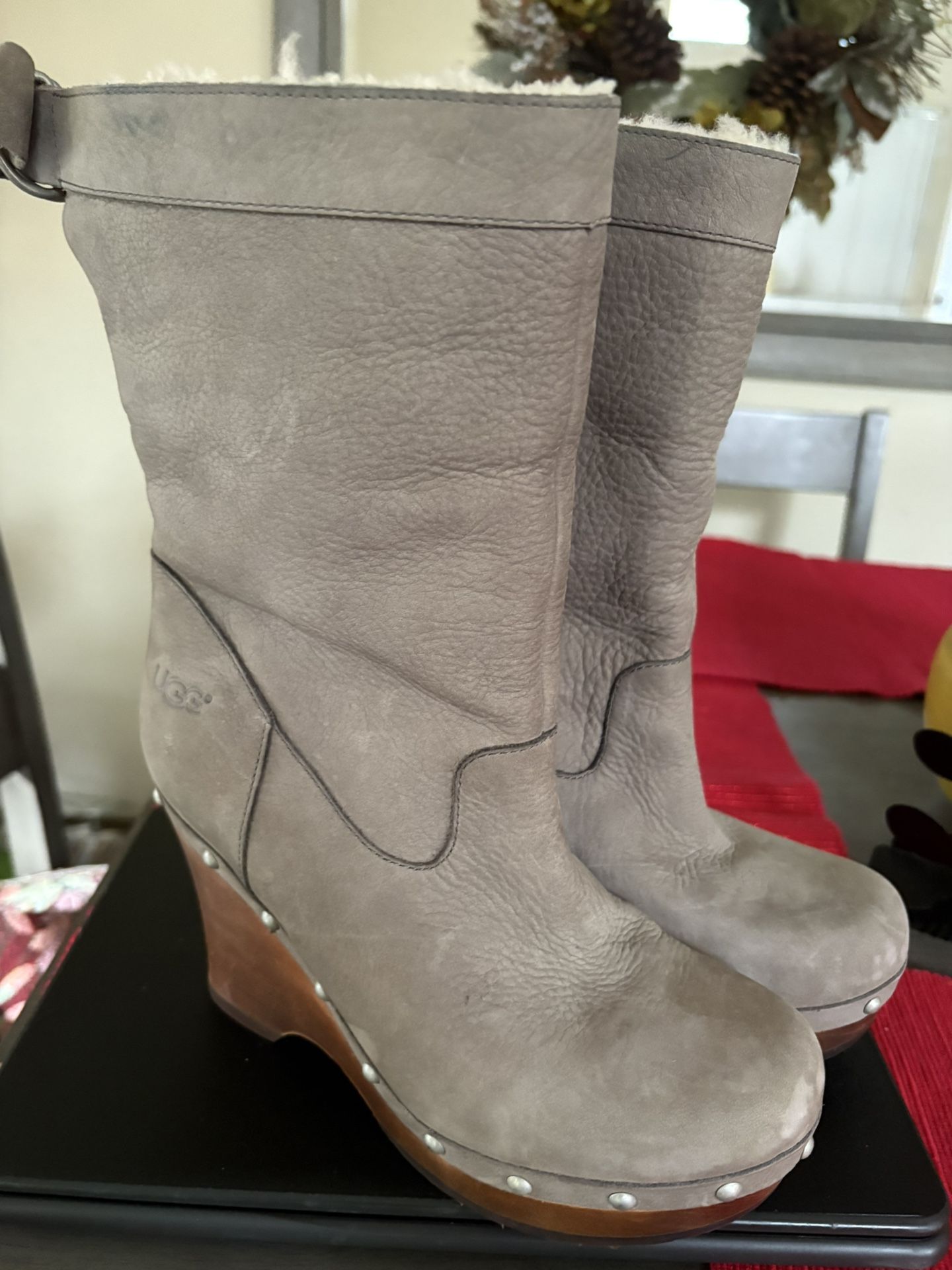 UGG’s Platform Leather Boots