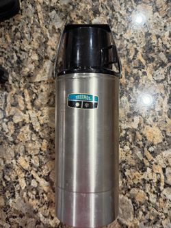 Vintage Stainless Steel Thermos Model 2466 2 Quart 