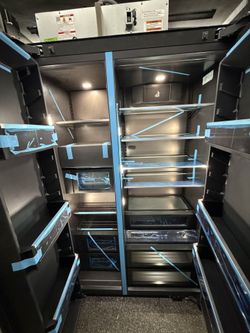 Jenn Air Side By Side Built In 48” Panel Ready Refrigerator Open Box