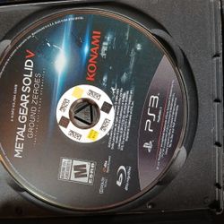 PS3 Metal Gear V Ground Zeroes