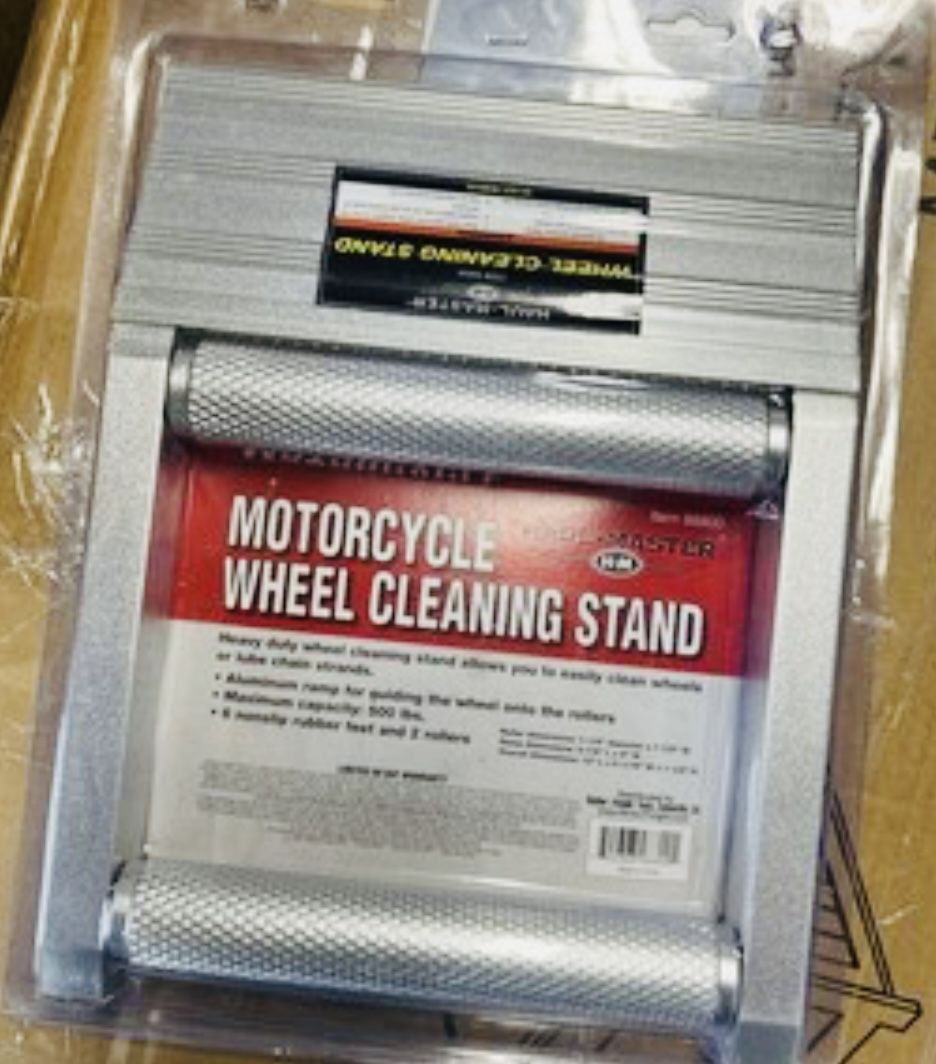 Motorcycle Wheel Cleaning Stand New