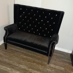 Diamond Studded Loveseat